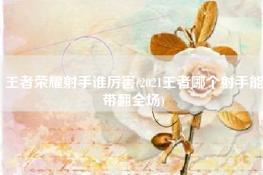 王者荣耀射手谁厉害(2021王者哪个射手能带翻全场)