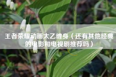 王者荣耀动画太乙缠身（还有其他经典的电影和电视剧推荐吗）