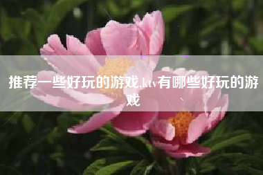 推荐一些好玩的游戏,ktv有哪些好玩的游戏